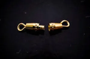 11mm Metal Barrel Clasp, Goldtone, pack of 12