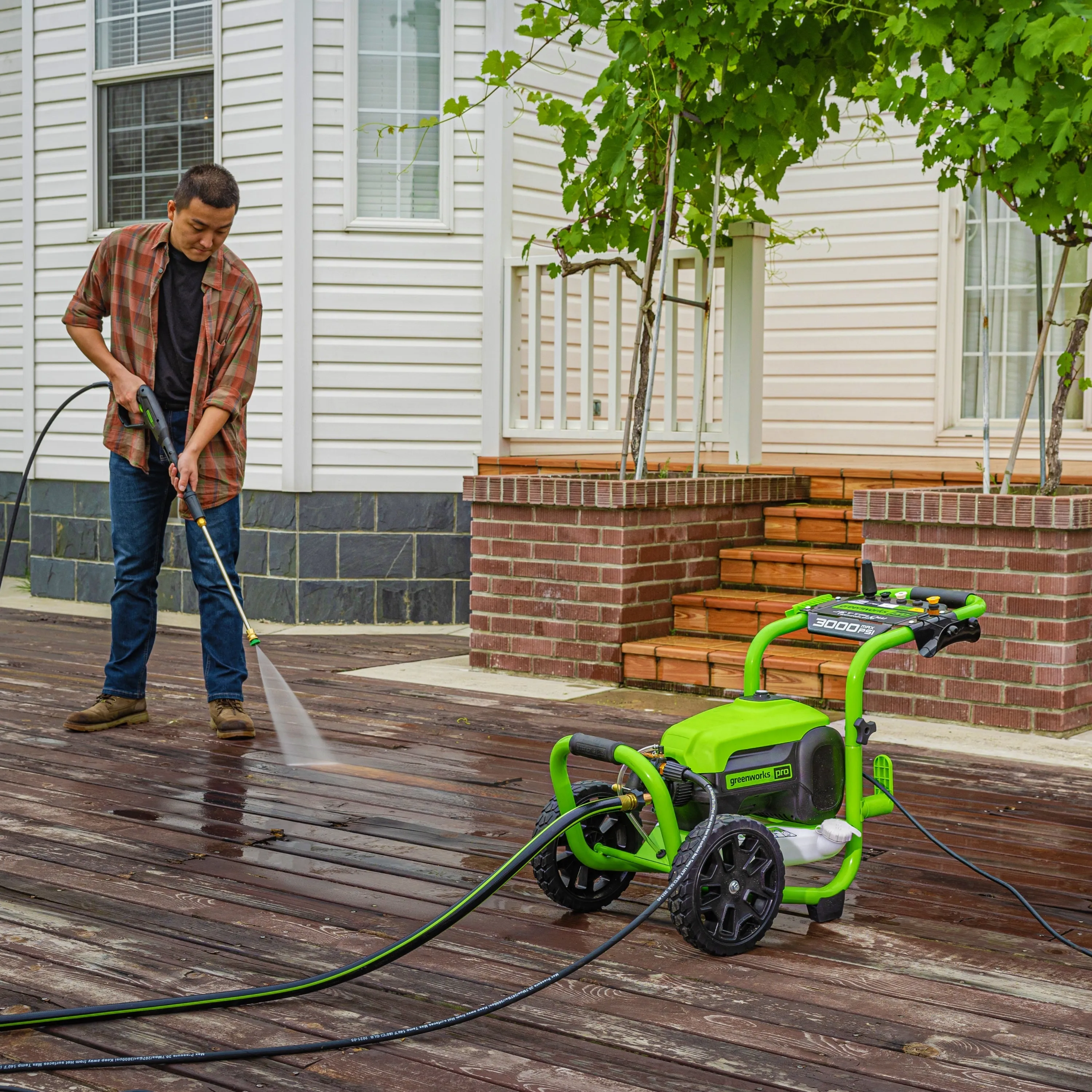 3000 PSI Pressure Washer w/ 15" Surface Cleaner & Extension Combo Kit