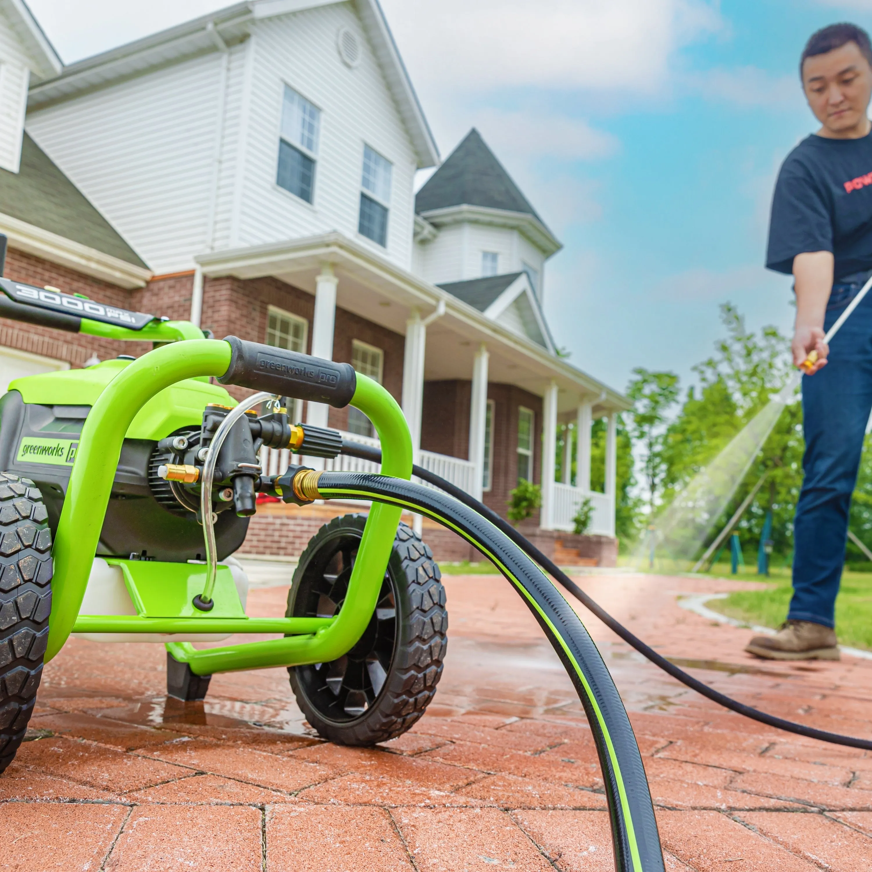 3000 PSI Pressure Washer w/ 15" Surface Cleaner & Extension Combo Kit