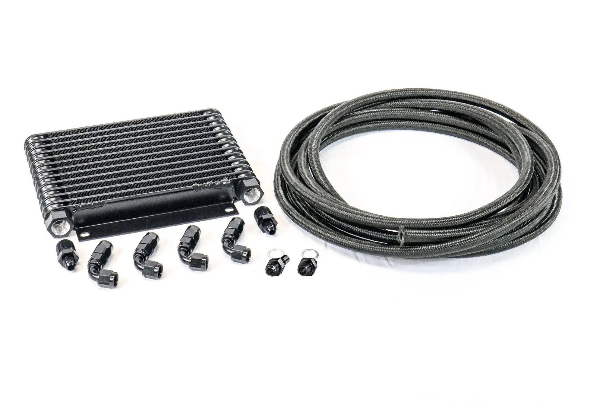 4L80E DERALE Trans Cooler Kit w/ Fragola Lines/Fittings