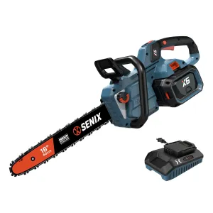 60 Volt Max* 16-Inch Cordless Brushless Chainsaw (Battery and Charger Included), CSX6-M