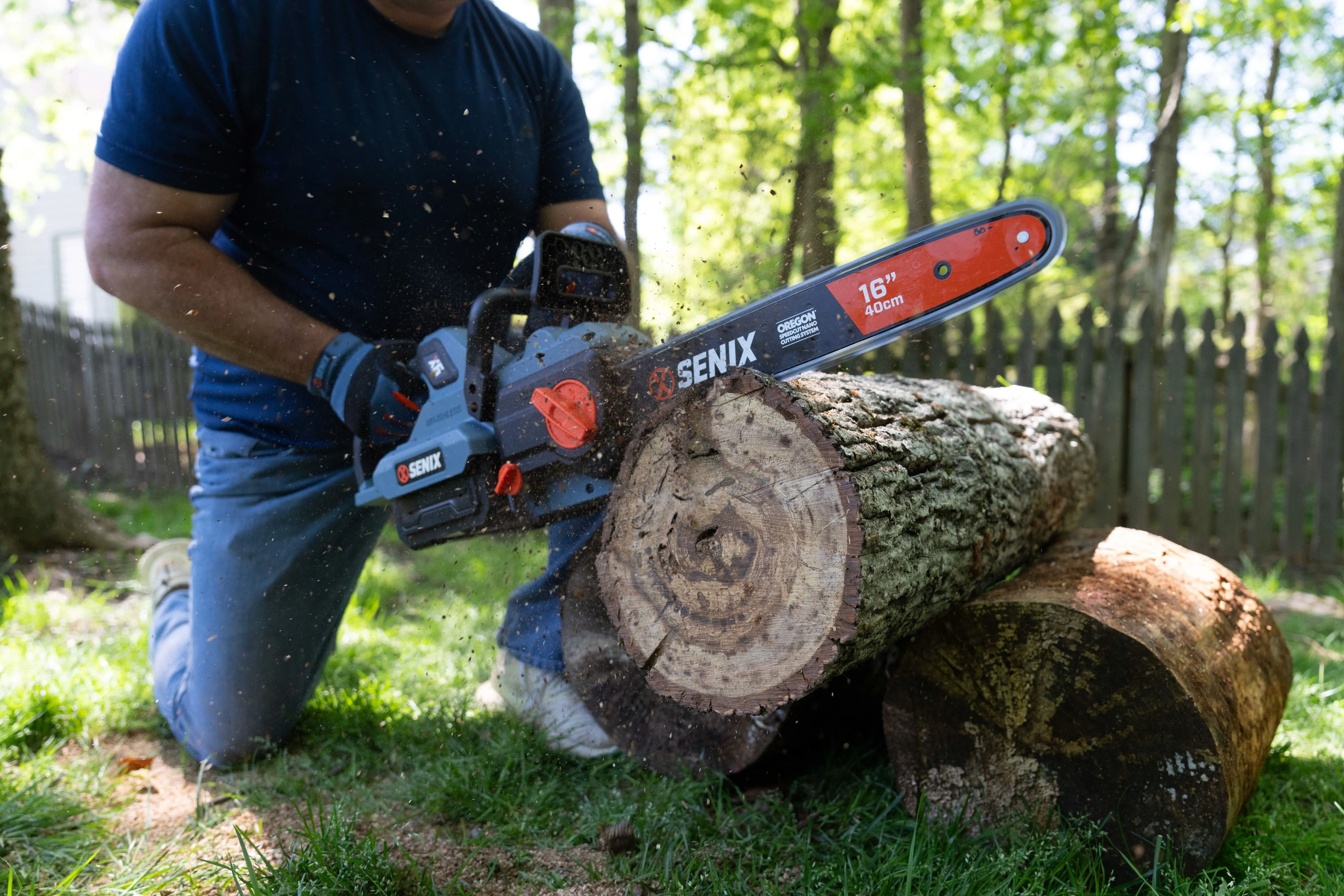 60 Volt Max* 16-Inch Cordless Brushless Chainsaw (Battery and Charger Included), CSX6-M