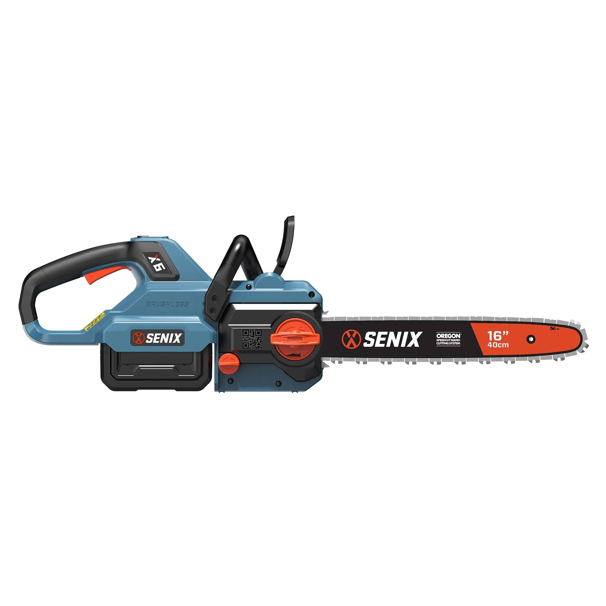 60 Volt Max* 16-Inch Cordless Brushless Chainsaw (Battery and Charger Included), CSX6-M