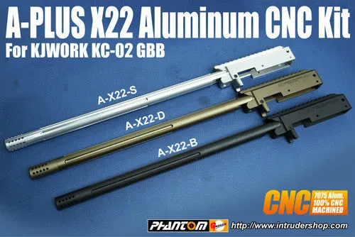 A  X22 Aluminum CNC Kits for KJ KC02 (Black)