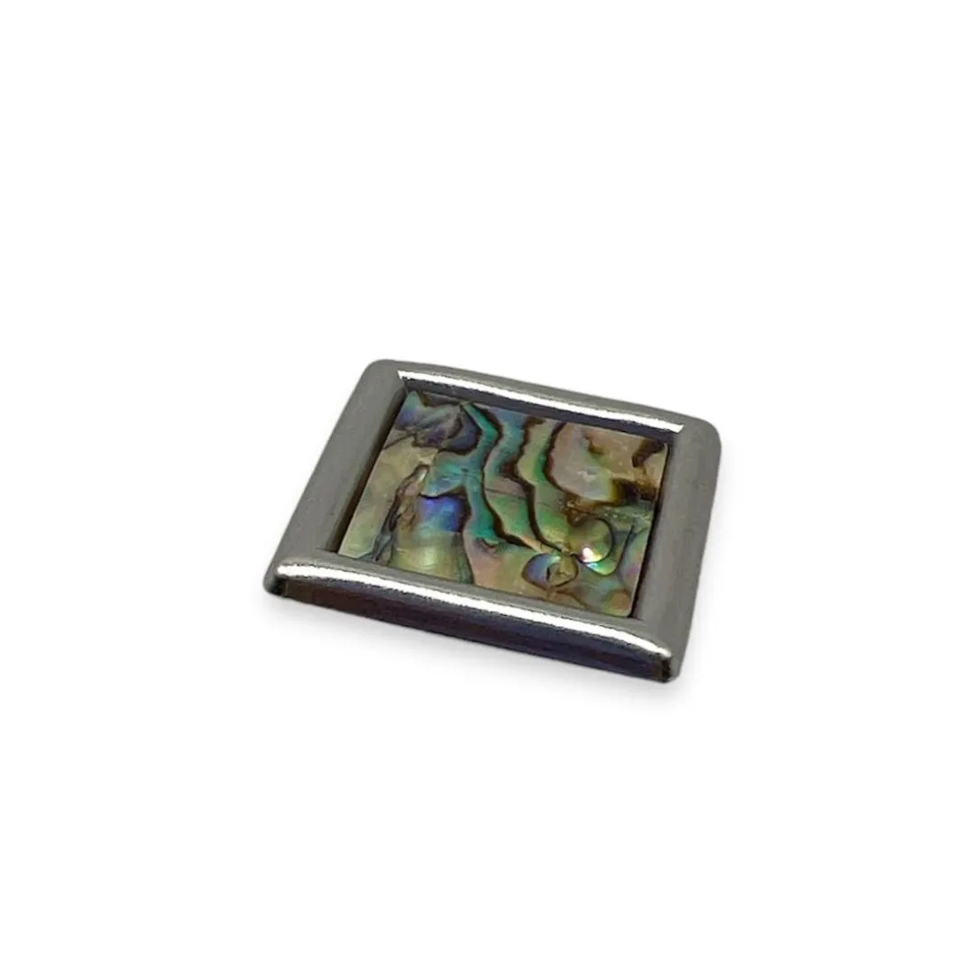 Ablone Mother-of-pearl Square Button- Art. G153 - Gafforelli Srl