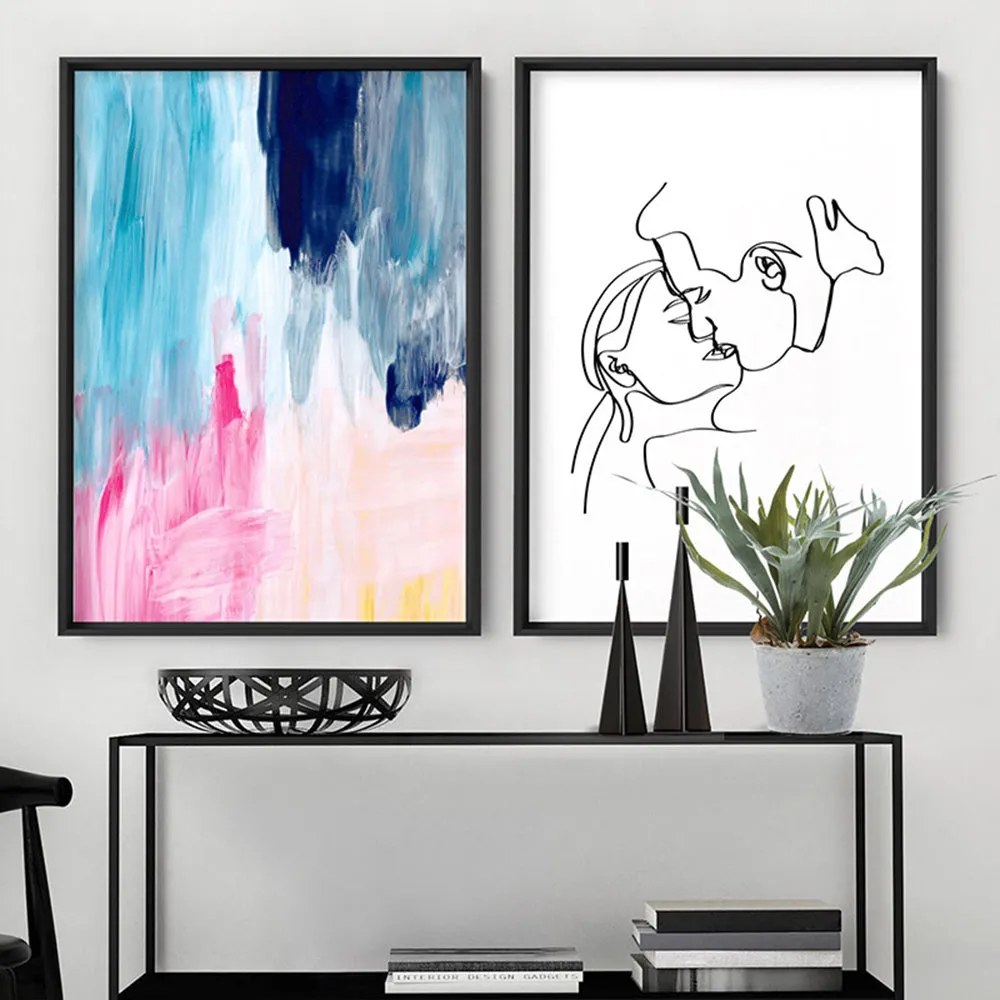 Abstract Brights Painting - Art Print