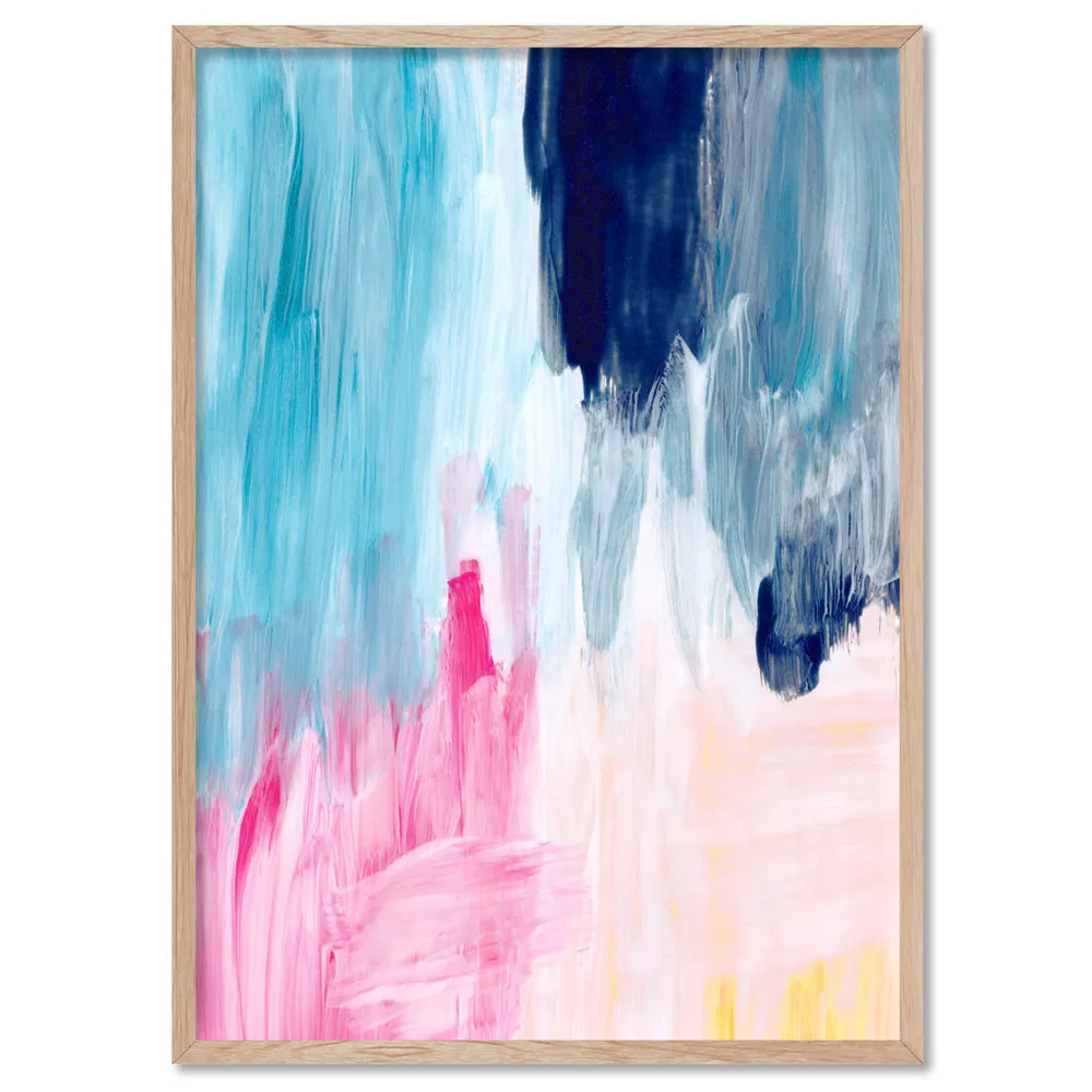 Abstract Brights Painting - Art Print