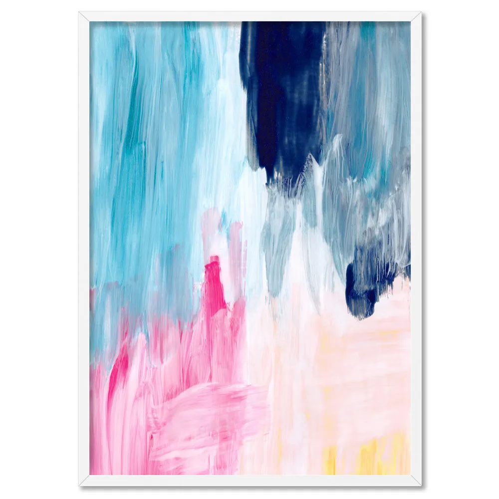 Abstract Brights Painting - Art Print