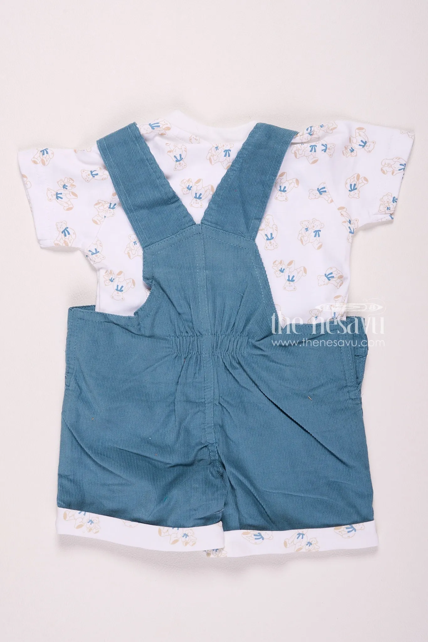 Adorable Bear-Themed Baby Boy Romper Set