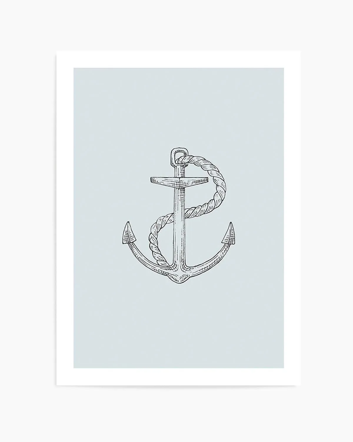 Anchor | 2 Colour Options Art Print