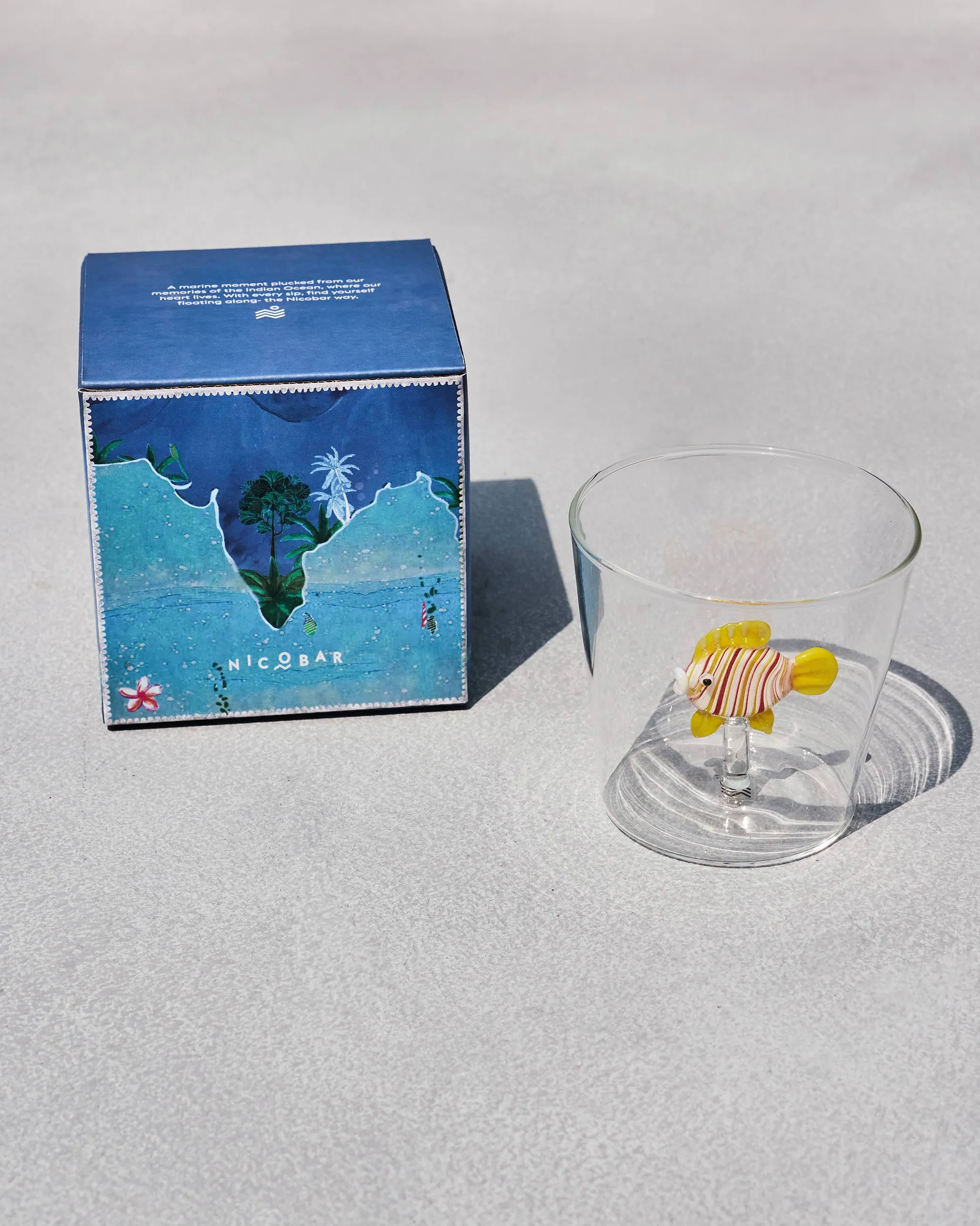 Angelfish Glass - Yellow