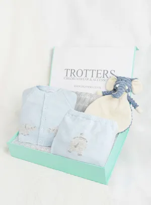 Baby Elephant Knitted Gift Set