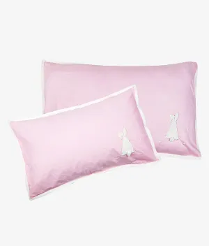 Baby Pillow Covers - Pink Rabbit Theme