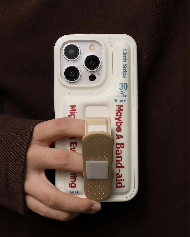 Band-aid Phone Case With Stand (iPhone 13/14/15 Series)