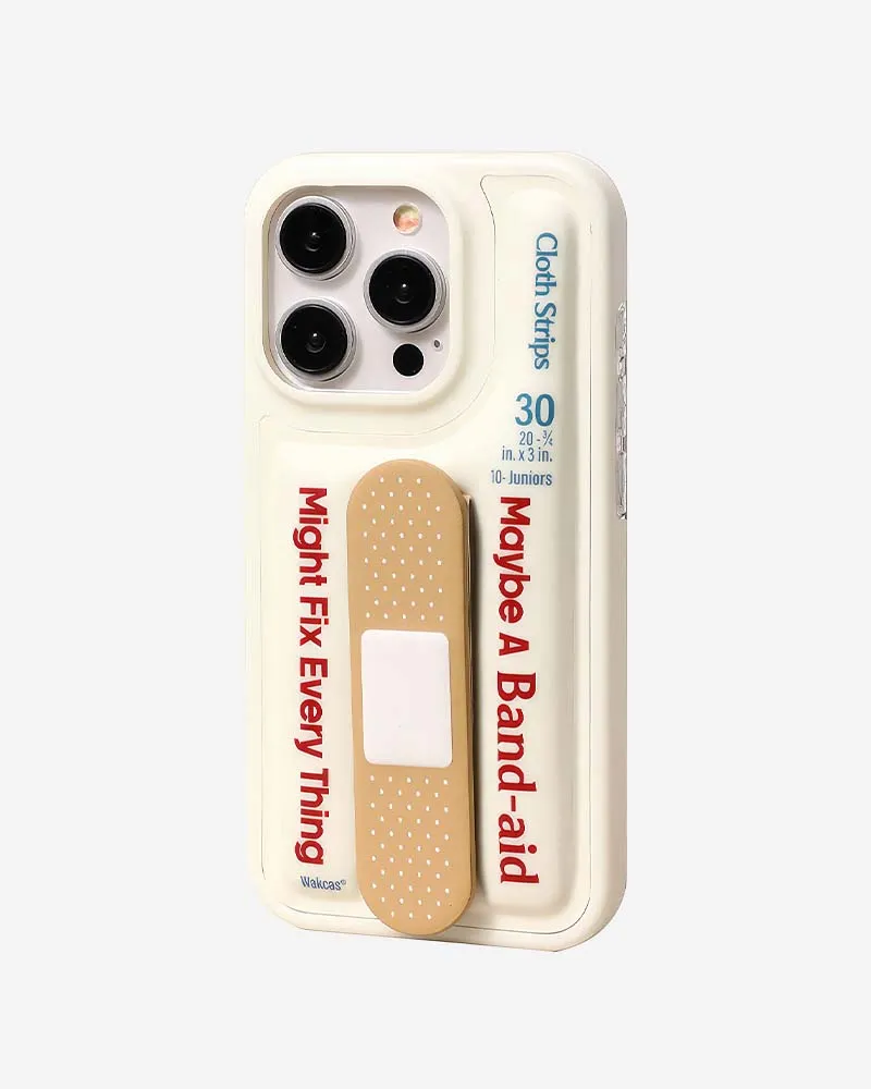 Band-aid Phone Case With Stand (iPhone 13/14/15 Series)