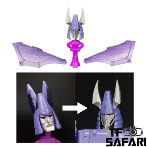 BDT Studio BDT-13C BDT13C Upgrade Kit (Head Sculpt & Shoulder Armor) for WFC Kingdom Cyclonus Upgrade Kit