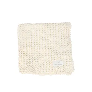 BEBE ORGANIC CREAM WAFFLE BLANKET