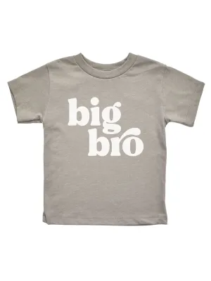 Big Bro Baby and Kids Shirt - Stone