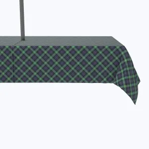 Blue & Green Tartan Plaid Outdoor Rectangles