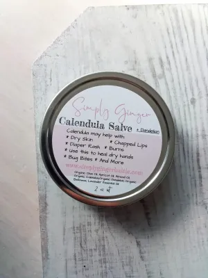 Calendula   Dandelion Salve ll Bug Bites