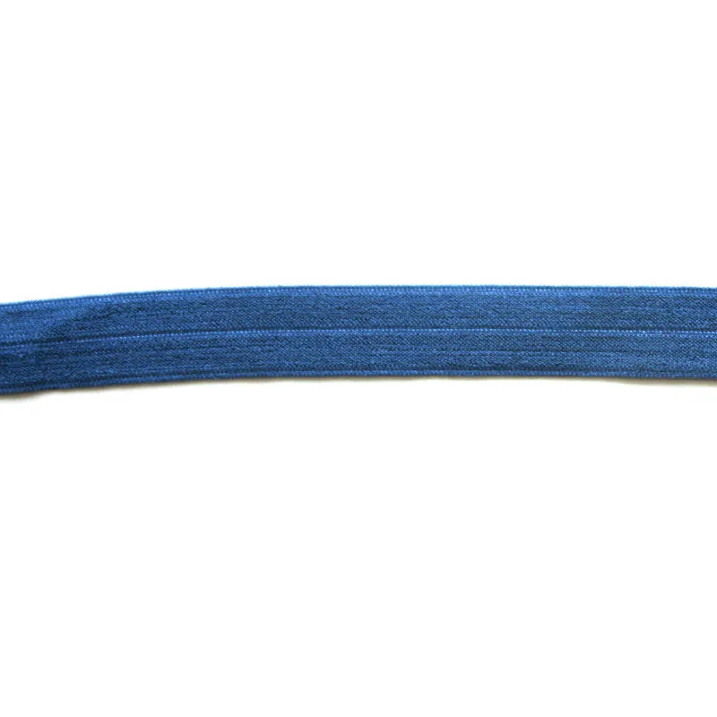 Ceruleun Blue Fold Over Elastic Trim