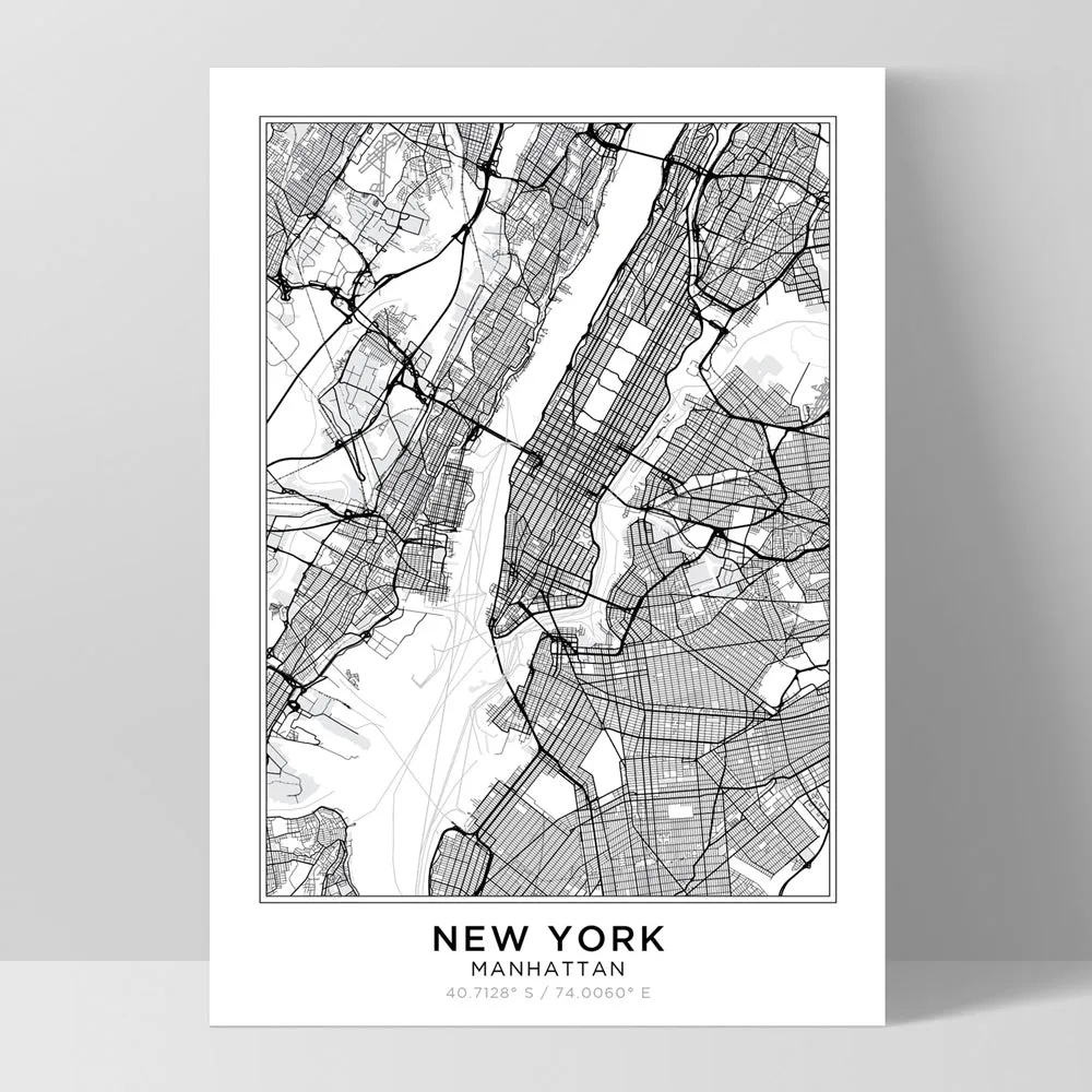 City Map | NEW YORK - Art Print