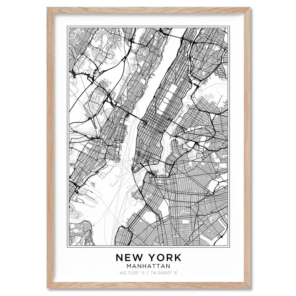 City Map | NEW YORK - Art Print