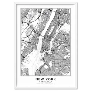 City Map | NEW YORK - Art Print