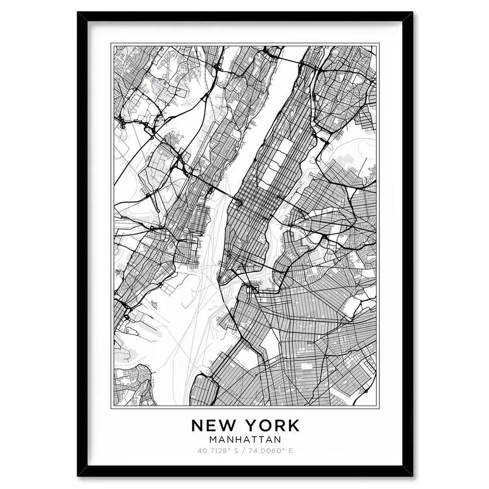 City Map | NEW YORK - Art Print