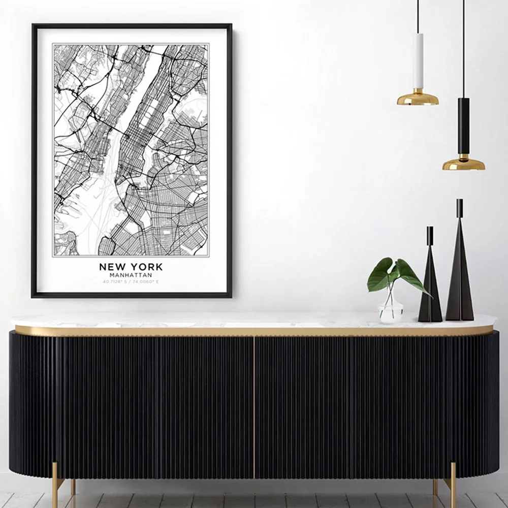 City Map | NEW YORK - Art Print