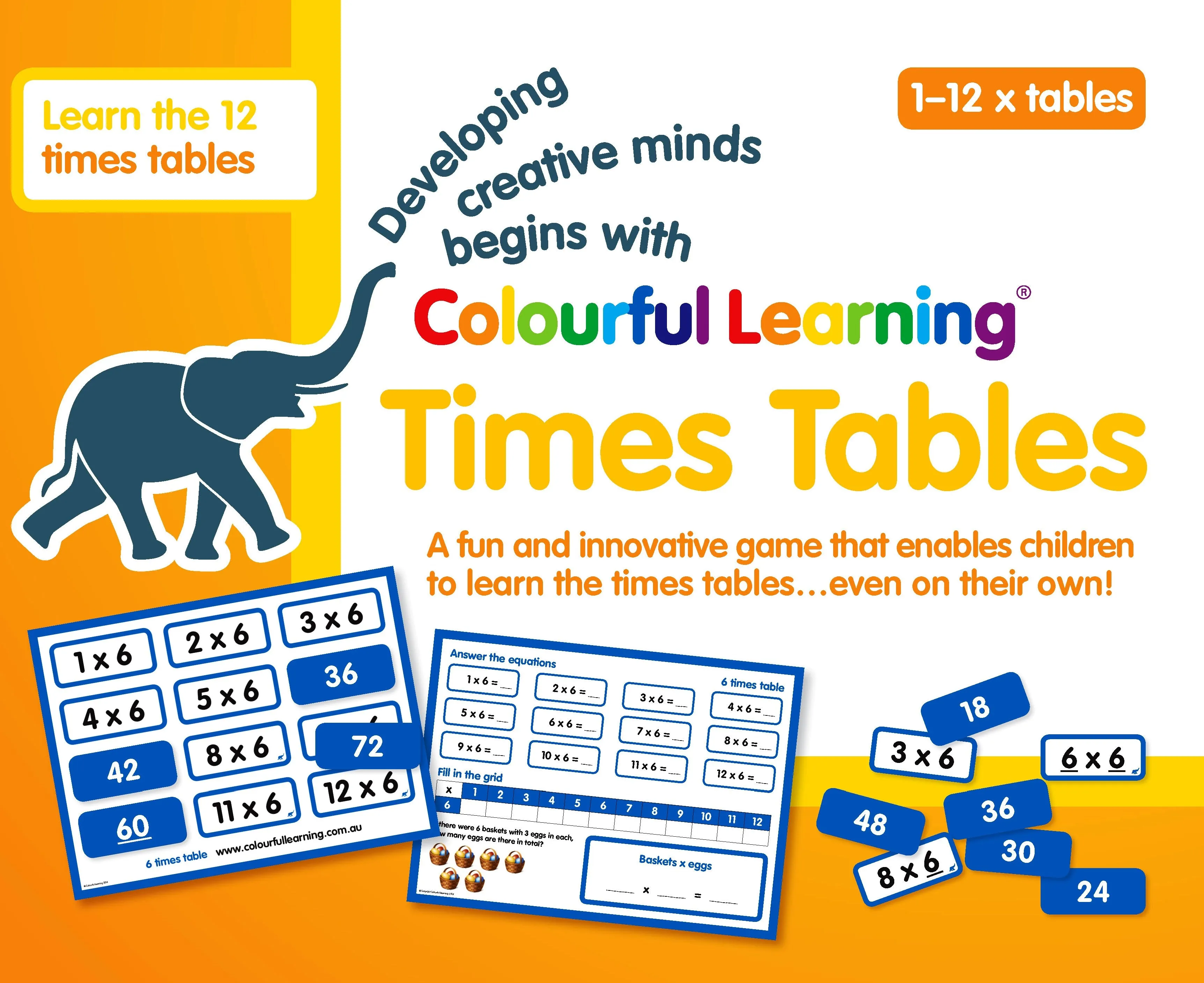 Colourful Learning - Times Tables Games