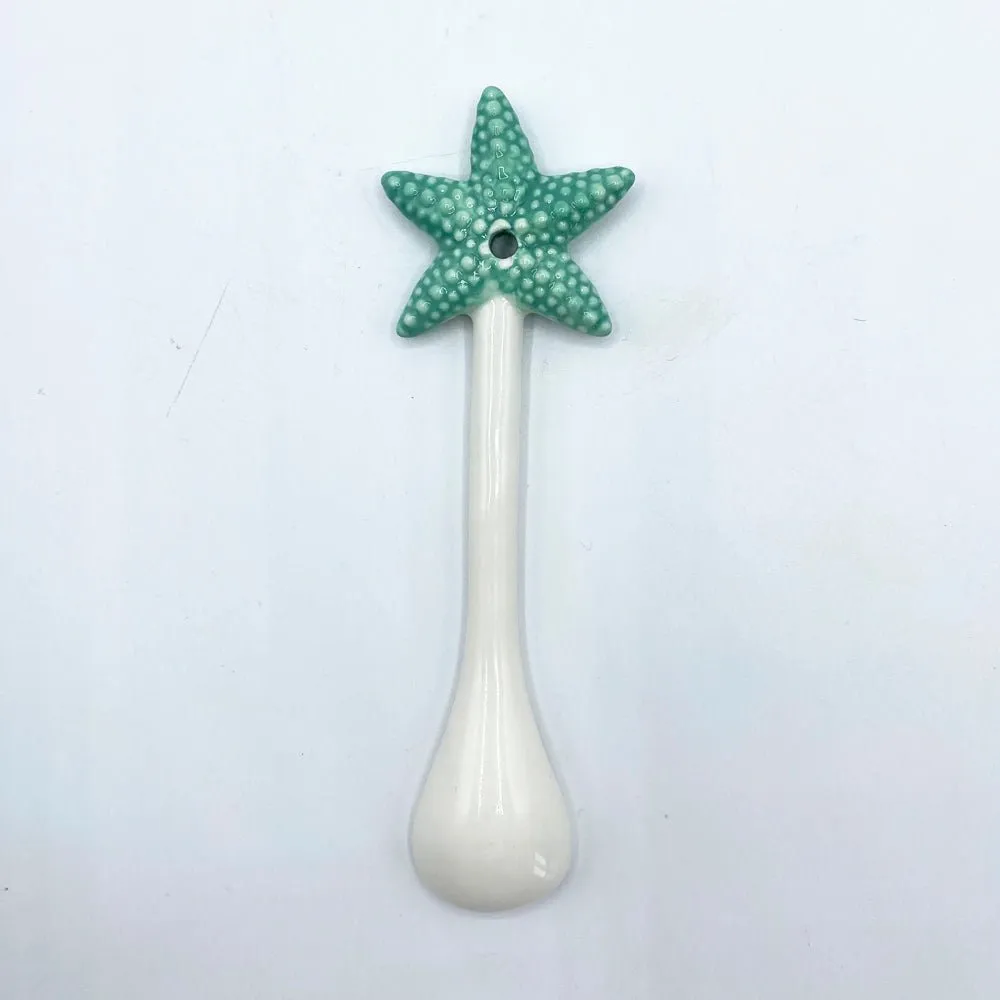 Coral Seahorse and Starfish Spoon Set