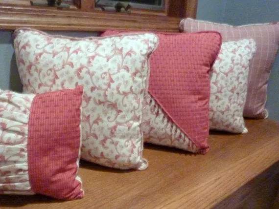 Covington fabric pillow set of 2 with corded edge