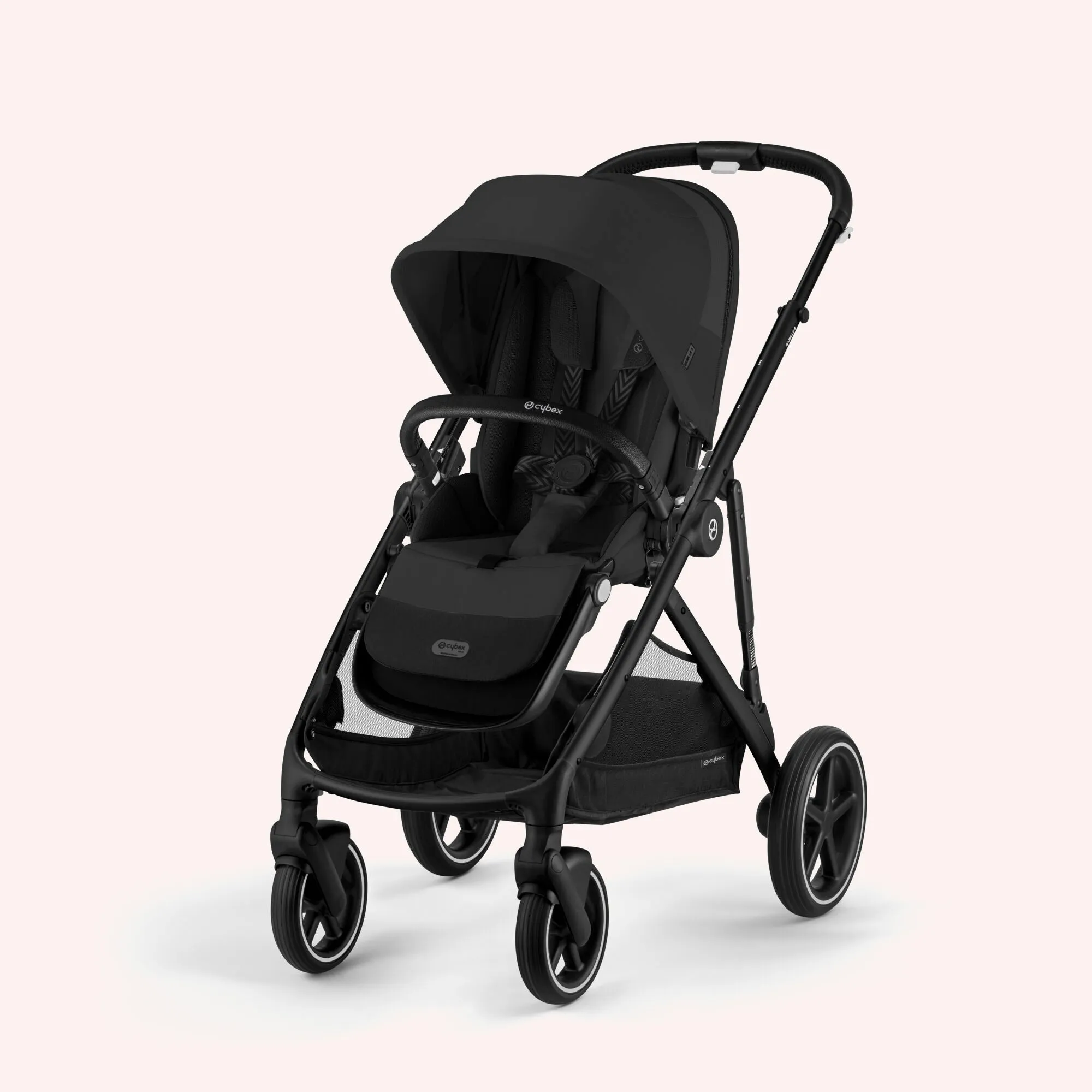 Cybex Gazelle S Bassinet and Seat Pram - Moon Black