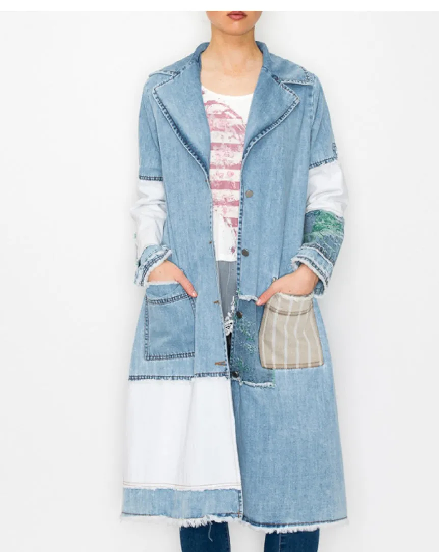 Denim Duster OLS-4688