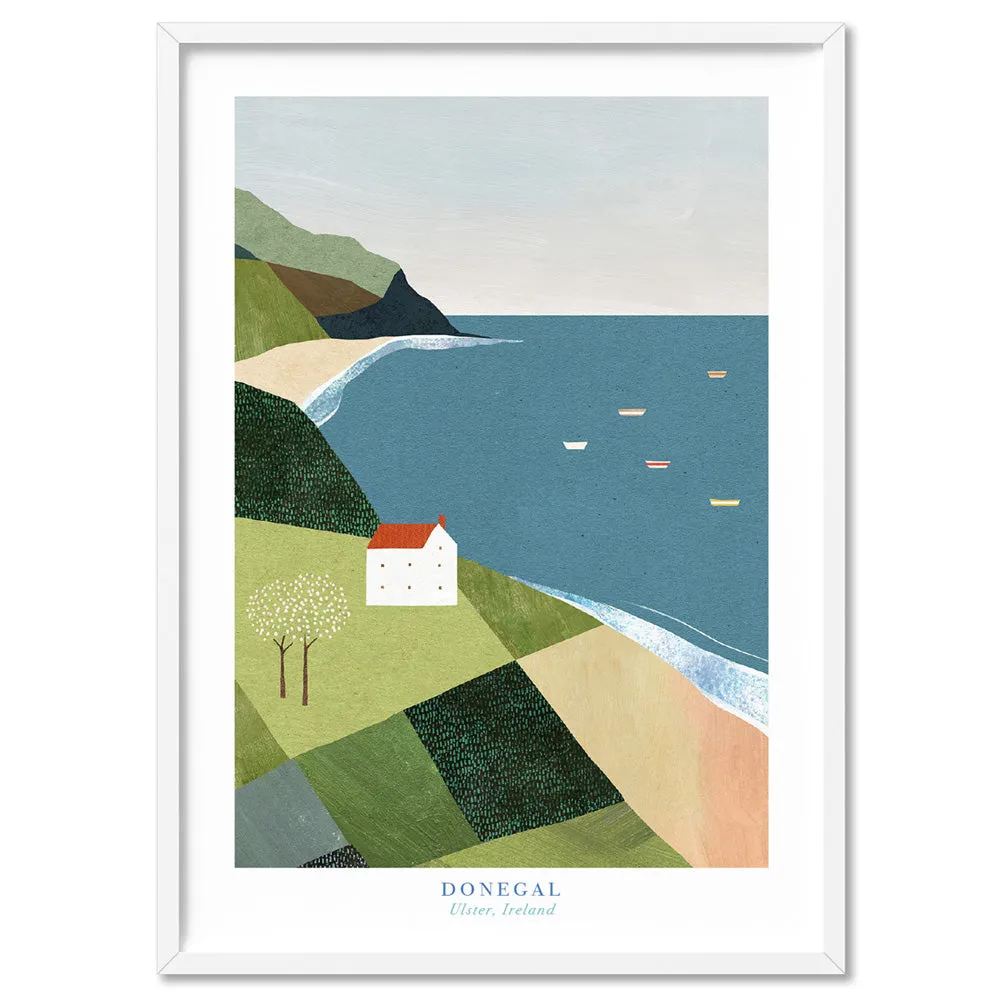 Donegal Coast Illustration - Art Print by Henry Rivers