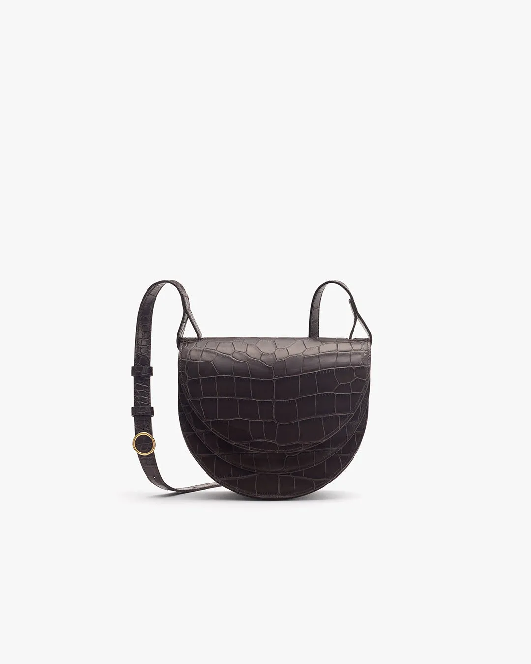 Double Moon Saddle Bag (Croco)