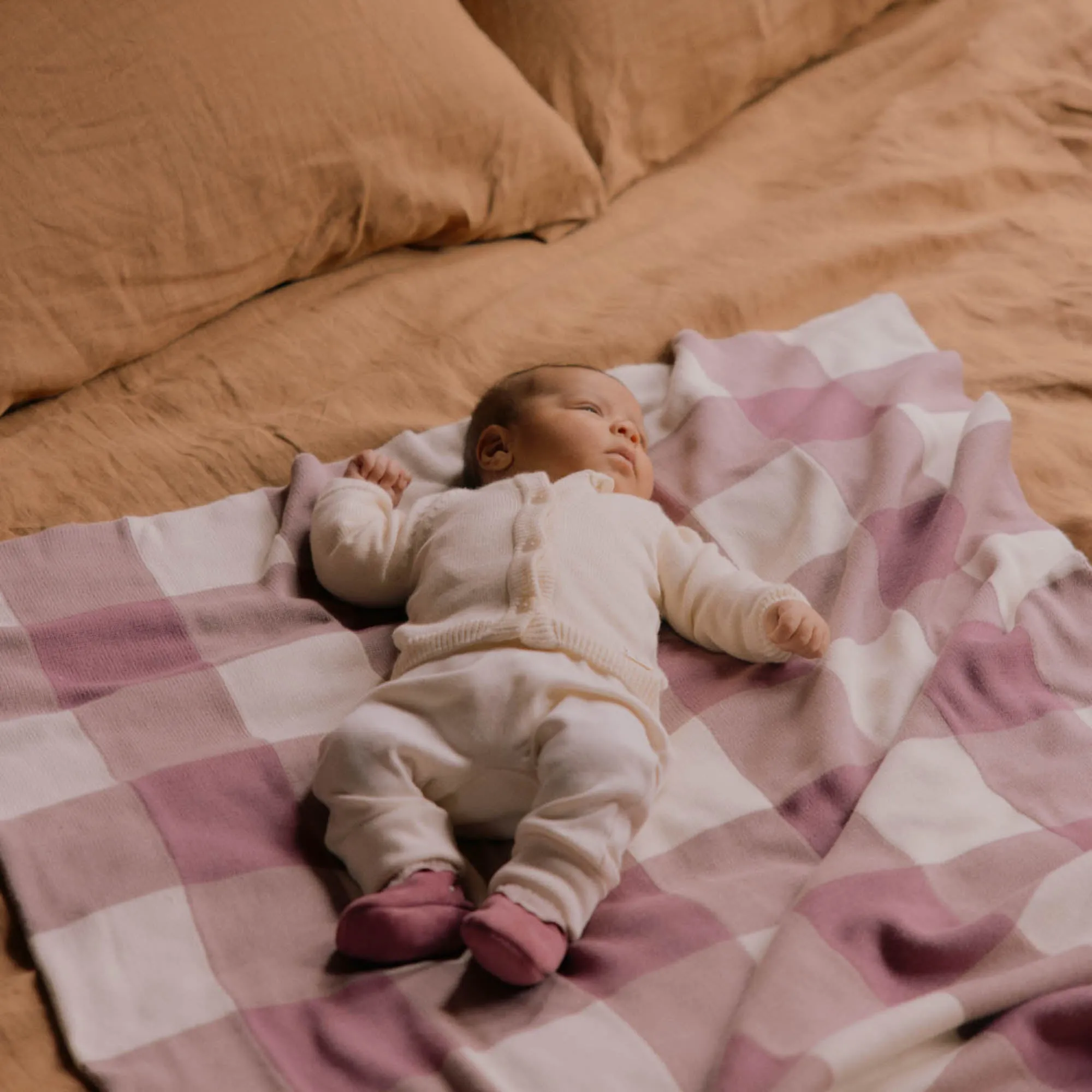 Dune Blanket - Rhubarb Check