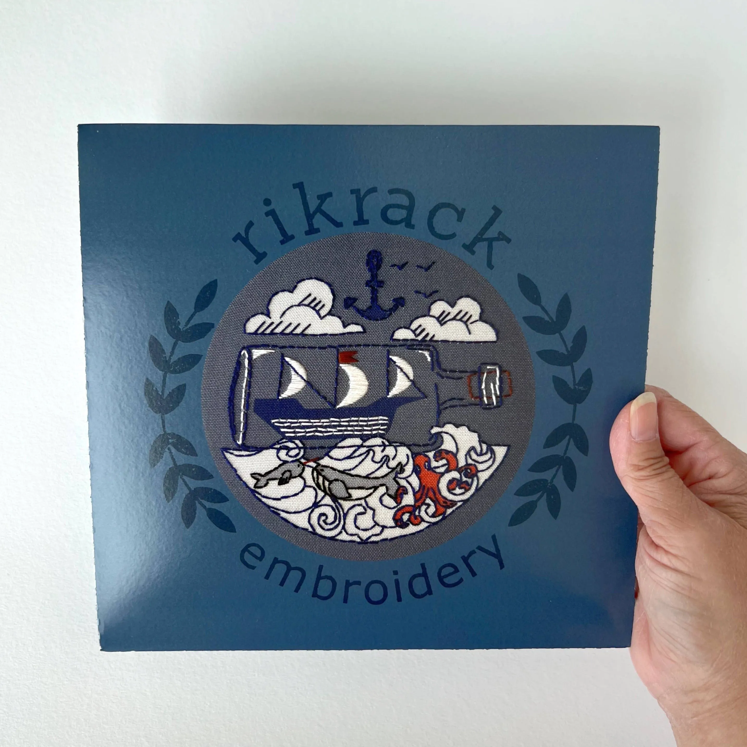 Embroidery Kit by Rikrack - Ship in a Bottle