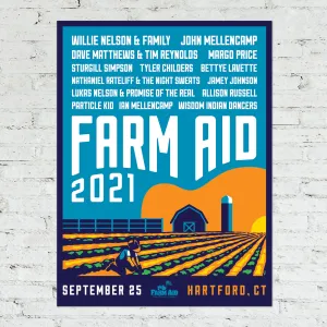 Farm Aid 2021 Festival Poster