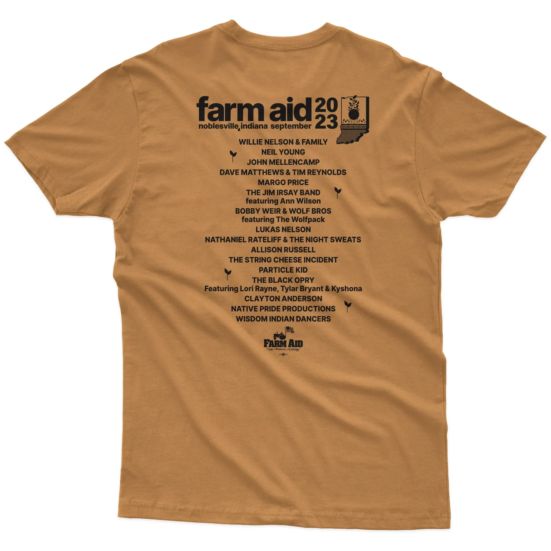 Farm Aid 2023 Barn Tee – Amber