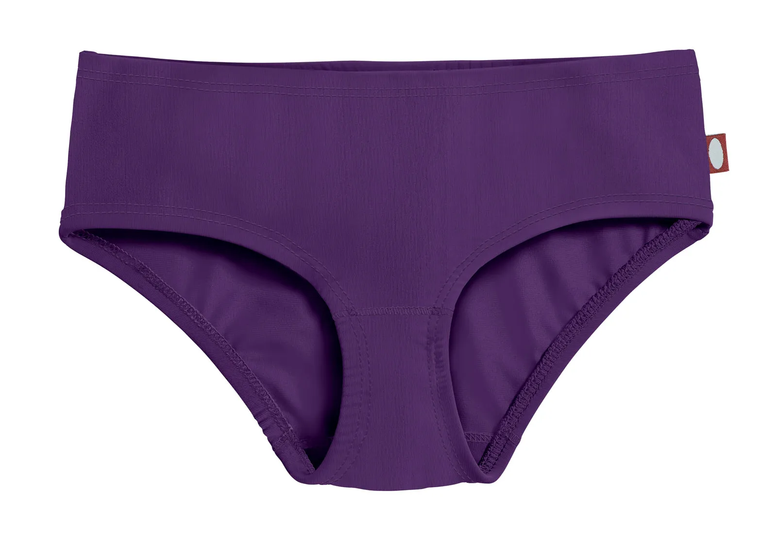 Girls Recycled Nylon UPF 50  Swim Brief | Plum