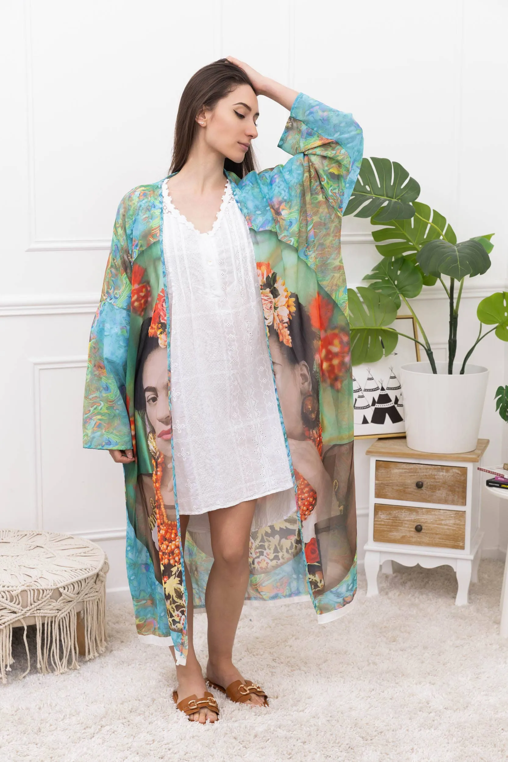 KIMONO LONG FRIDA KAHLO