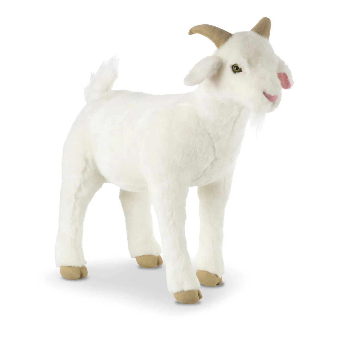 Lifelike Plush Goat