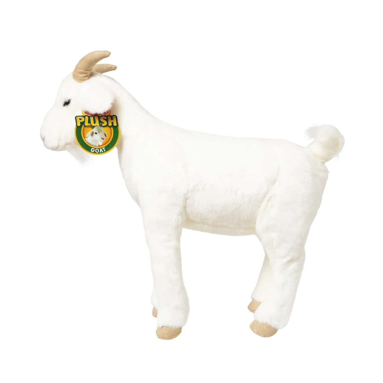 Lifelike Plush Goat