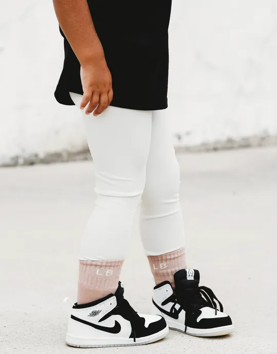 Little Bipsy- Ribbed Leggings : Cotton