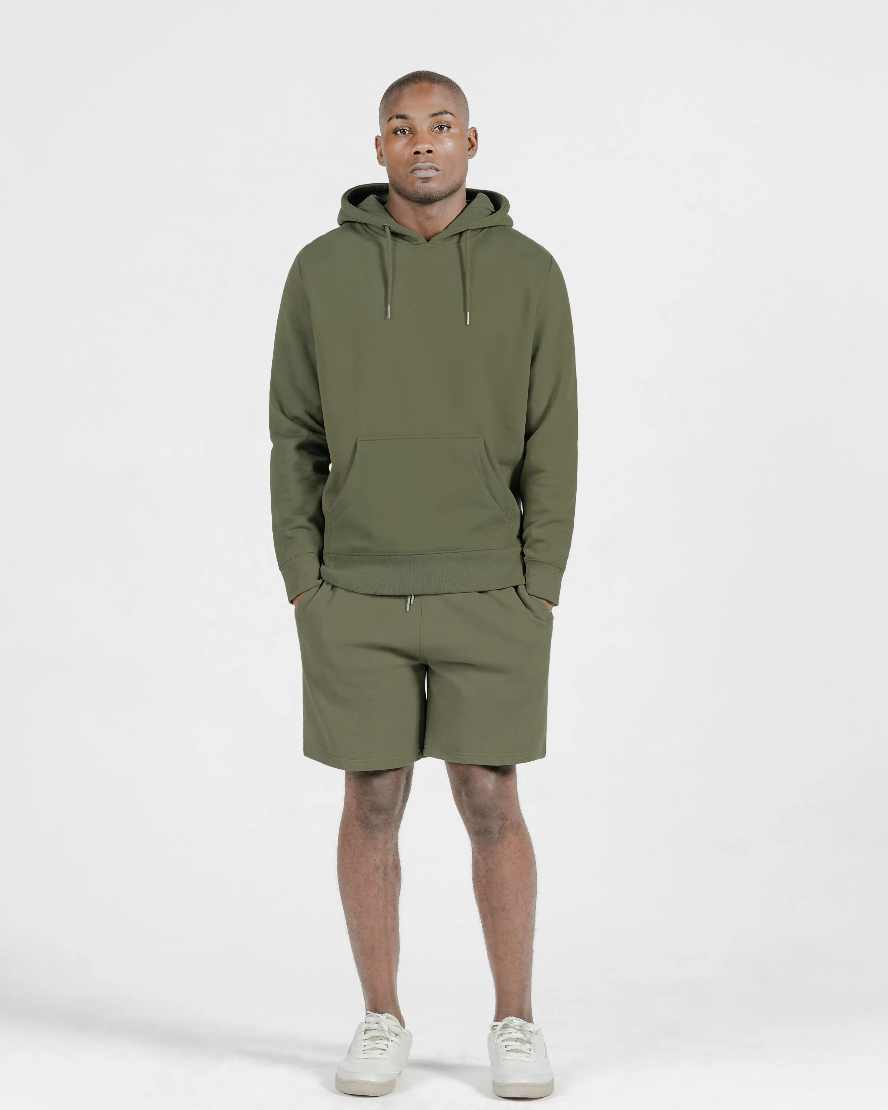 Military Olive Organic Cotton Sweatshorts