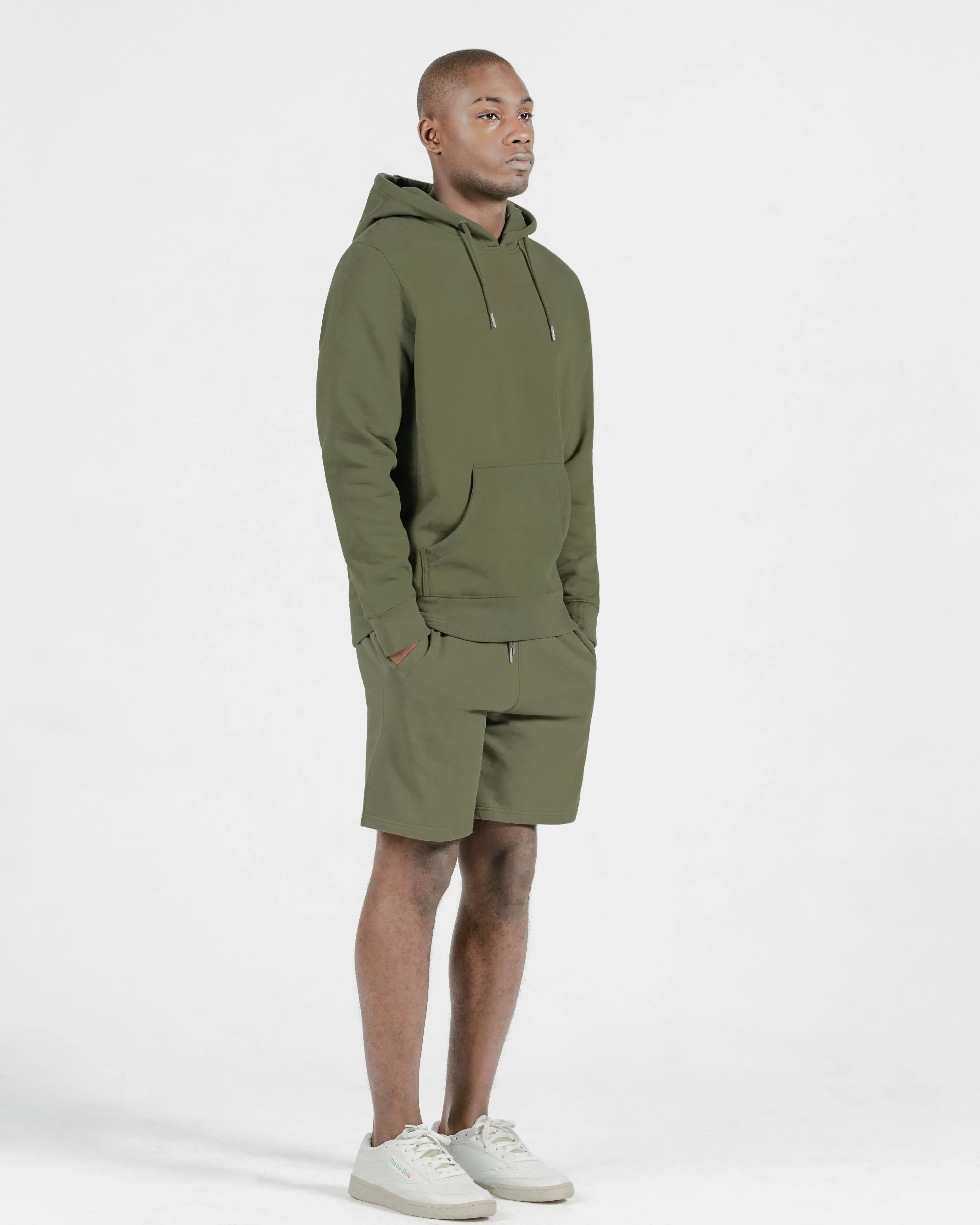 Military Olive Organic Cotton Sweatshorts