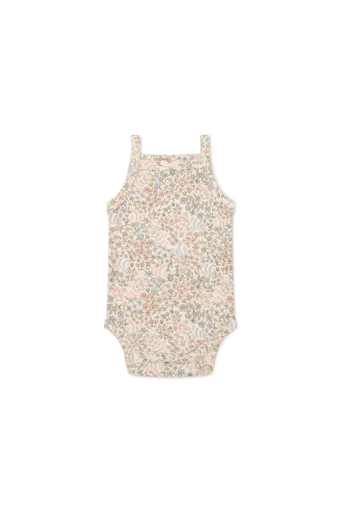 Organic Cotton Bridget Singlet Bodysuit - April Glacier