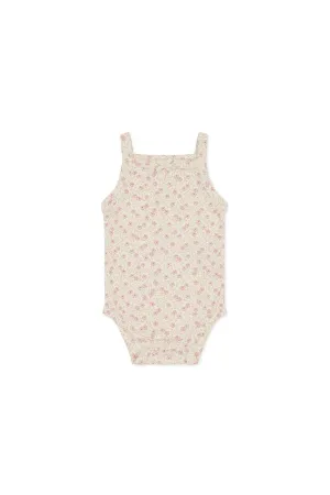 Organic Cotton Bridget Singlet Bodysuit - Emmy Egret